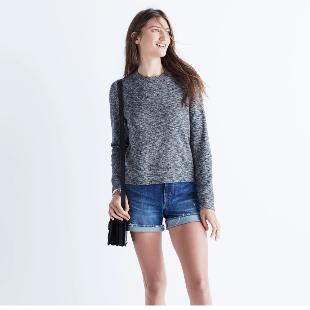 Madewell marled knit cropped sweater 🌿